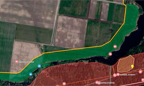 Формирование защитной полосы северного берега реки Раздериха