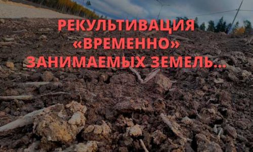 Рекультивация земель автотрассы «Северный обход Лобни»