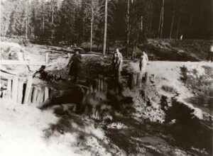 Состояние плотины на реке Раздериха